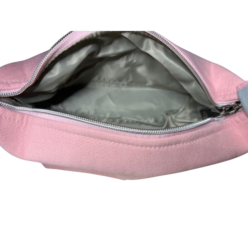 Pink Travel Makeup Pouch Small Toiletry Organizer Snap Closure Cosmetic Bag H - Picture 4 of 6